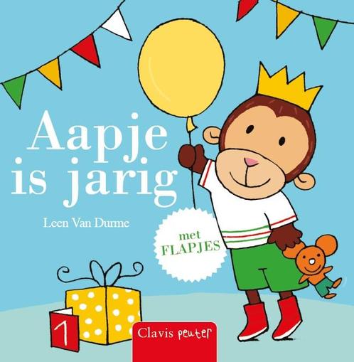Aapje - Aapje is jarig 9789044833300, Livres, Livres pour enfants | 0 an et plus, Envoi