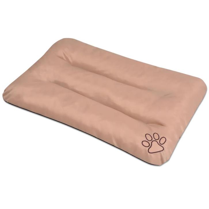 vidaXL Hondenmatras maat L beige, Dieren en Toebehoren, Honden-accessoires, Nieuw, Verzenden