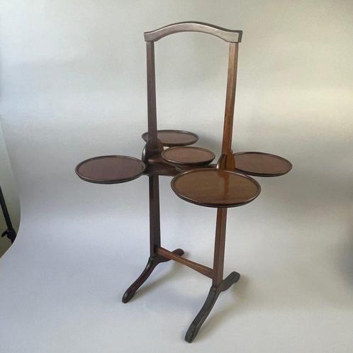 Presenteerblad - Antique The Monoplane Folding Cake Stand,, Antiek en Kunst, Antiek | Overige Antiek
