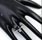 Bague - 14 carats Or jaune - 1.91ct. tw. Saphir - Diamant, Nieuw