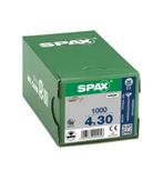 Spax Spaanplaatschroeven 4x30 – 1000 stuks, Verzenden, Nieuw