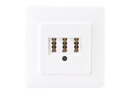 Veiling - Schwaiger TAE Connector Socket (NFN) - surface mou, Telecommunicatie, Telefooncentrales, Gebruikt