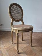 Eleganter Korbstuhl im Stil Louis XVI - Chaise - Bois
