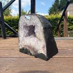 amethist Geode - Hoogte: 19 cm - Breedte: 19 cm- 9.45 kg -, Verzamelen, Mineralen en Fossielen