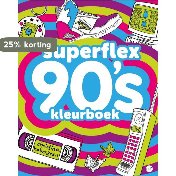 Superflex 90s kleurboek 9789045326245 Christina Haberkern, Boeken, Hobby en Vrije tijd, Zo goed als nieuw, Verzenden