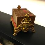 Boekensteunen (10) - Gebeiteld hout en verguld, barokstijl, Antiek en Kunst