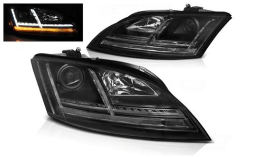 Xenon koplampen LED DRL Black dynamisch geschikt voor Audi, Auto-onderdelen, Verlichting, Nieuw, Audi, Verzenden