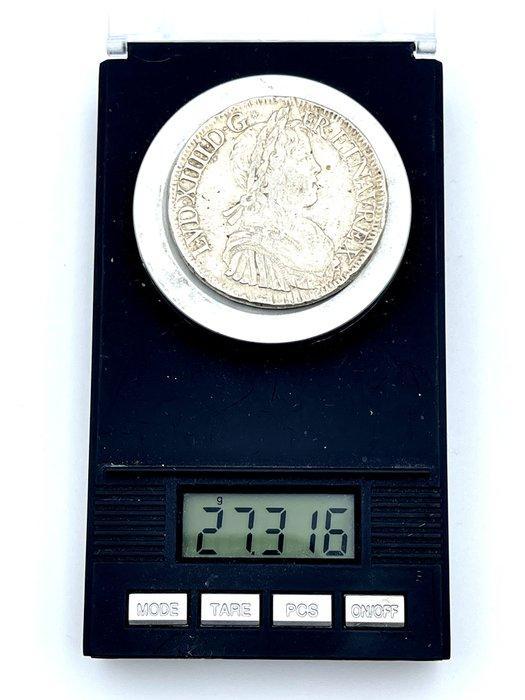 Frankrijk. Louis XIV (1643-1715). Ecu 1652-A, Paris (Zonder, Postzegels en Munten, Munten | Europa | Euromunten