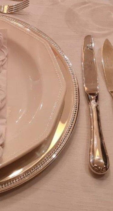 Onderbord (6) - Verzilverd, Antiek en Kunst, Antiek | Meubels | Tafels