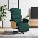 vidaXL Massagestoel verstelbaar met voetensteun stof, Huis en Inrichting, Fauteuils, Verzenden, Nieuw