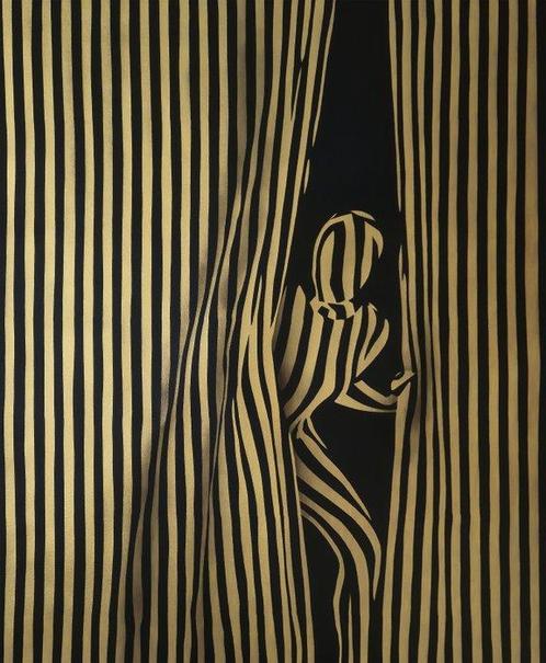 FÜR (1978) - Peeking Truth - XL Size - (We Spray), Antiek en Kunst, Kunst | Schilderijen | Modern