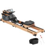 tectake Houten roeimachine Titan, inklapbaar, 150kg draagkra, Sport en Fitness, Verzenden, Nieuw