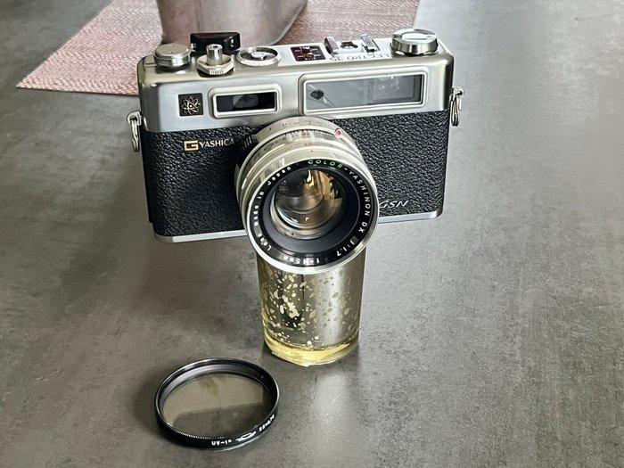 Yashica Electro 35 GSN met UV filter + batterij adapter voor, Audio, Tv en Foto, Fotocamera's Analoog