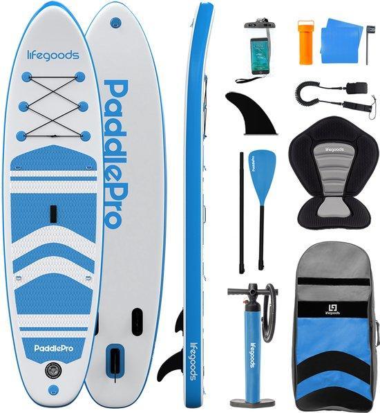 2dekans | LifeGoods PaddlePro SUP Board - met Zitje -, Watersport en Boten, Suppen, Ophalen of Verzenden