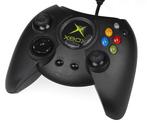 Microsoft Xbox Classic Duke Controller Zwart + Breakaway..., Consoles de jeu & Jeux vidéo, Consoles de jeu | Xbox Original, Ophalen of Verzenden