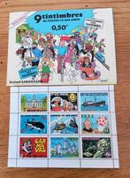 Tintin - Série complète 4 planches timbres Tintimbres, Boeken, Nieuw