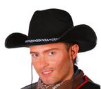 Cowboy Hoed Zwart Wit, Verzenden, Nieuw