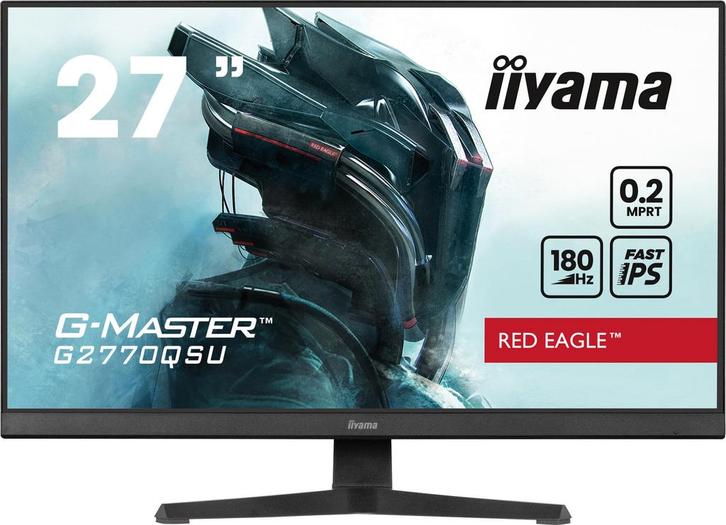 Iiyama G-Master G2770QSU-B6 Zwart 27 Quad HD monitor, Computers en Software, Monitoren, IPS, Quad HD (2K), Zo goed als nieuw, Ophalen of Verzenden