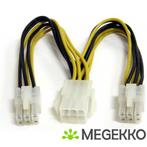 StarTech.com 15cm PCI Express Splitterkabel Voeding, Computers en Software, Verzenden, Nieuw