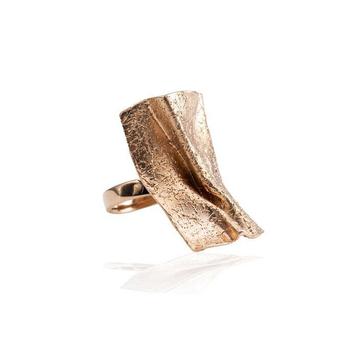 Sans Prix de Réserve - Bague Argent - Placcato or rose