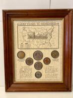 États-Unis. Münz-Konvolut: Bicentennial & The Forty, Postzegels en Munten