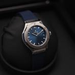 Hublot Classic Fusion Blue 581.NX.7170.RX, Handtassen en Accessoires, Horloges | Dames, Nieuw, Verzenden