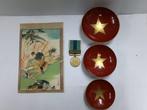 Beker - Hout, Drielaagse beker. Russisch-Japanse oorlog van, Collections, Objets militaires | Général