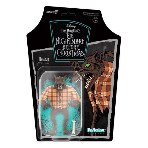 Nightmare Before Christmas ReAction Action Figure Wolfman 10, Collections, Disney, Enlèvement ou Envoi