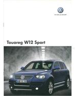 2005 VOLKSWAGEN TOUAREG W12 SPORT BROCHURE SPAANS, Nieuw