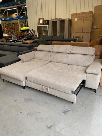 Macon slaapbank / zetelbed beige (nieuw, outlet)