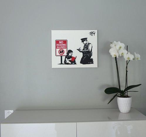 Truteau (1970) - No reading Allowed, Antiek en Kunst, Kunst | Schilderijen | Modern