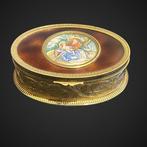 Doos (2) - Verguld brons - juwelenkistje, Antiek en Kunst, Curiosa en Brocante