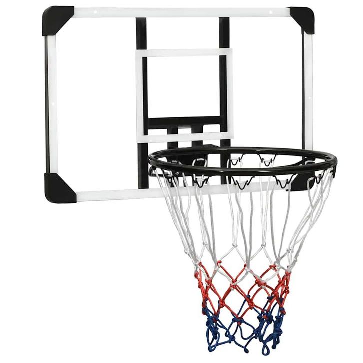 vidaXL Basketbalbord 71x45x2,5 cm polycarbonaat transparant, Sport en Fitness, Basketbal, Nieuw, Verzenden