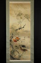 Kacho-ga  - With signature and seal Sess  - Japan, Antiek en Kunst