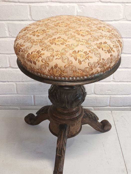 Kruk - Hout - Pianokruk, Antiek en Kunst, Curiosa en Brocante