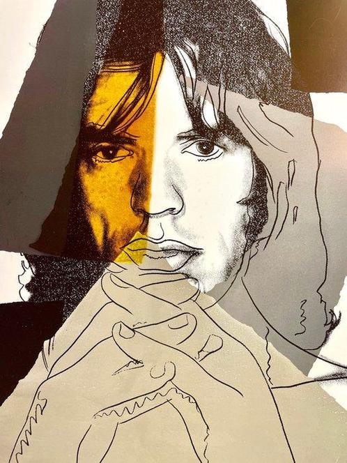 Andy Warhol (after) - Mick Jagger (1975), Antiquités & Art, Curiosités & Brocante