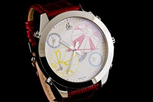 Jacob & Co. - Five Time Zones Quartz - Heren - 2010-2020, Handtassen en Accessoires, Horloges | Heren