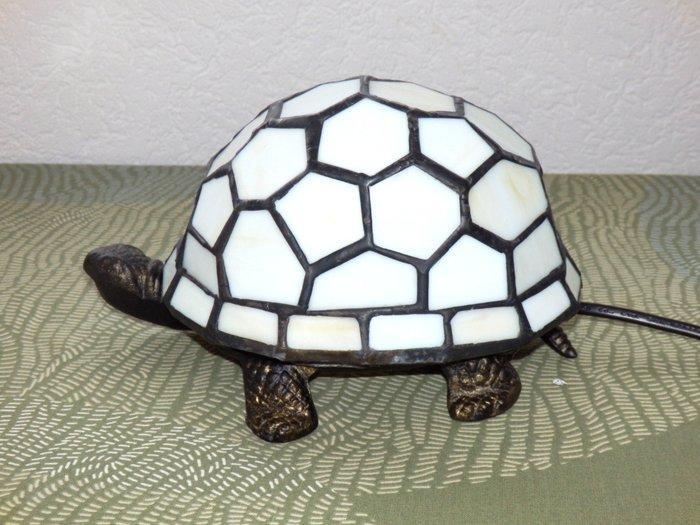 Fraaie Tiffany stijl lamp kleur Wit in de vorm van een, Antiquités & Art, Curiosités & Brocante