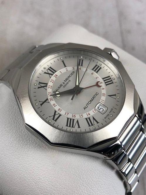 Baume & Mercier - Riviera Automatic GMT - 65563 - Homme -, Handtassen en Accessoires, Horloges | Heren