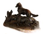 Pierre-Jules Mène (1810-1879) - Beeld, Les chiens de chasse