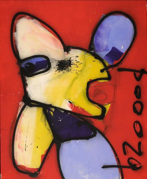 Herman Brood | Origineel Schilderij: The Mouse, Antiquités & Art, Art | Peinture | Classique