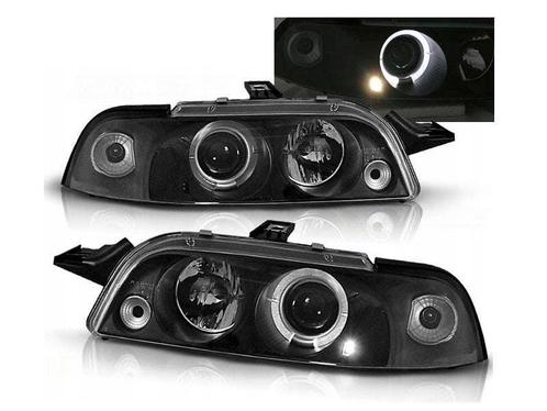 Angel Eyes koplamp units Black geschikt voor Fiat Punto 1, Autos : Pièces & Accessoires, Éclairage, Envoi