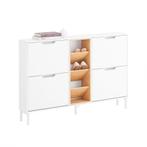 2dekans | SoBuy Schoenenkast FSR183-WN - 4 Kieplades - 3, Ophalen of Verzenden, Nieuw