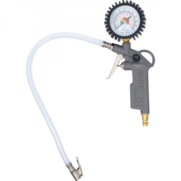 Bandenpomp met manometer BGS 3201 (Wielen, AUTO GEREEDSCHAP), Autos : Divers, Outils de voiture, Envoi