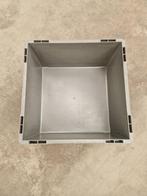 Kunststof stapelbak 400x400x220mm vierkant gesloten, Ophalen of Verzenden