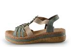 Rieker Sandalen in maat 38 Groen | 5% extra korting, Verzenden, Sandalen of Muiltjes, Gedragen, Groen