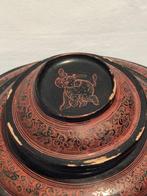 Prachtig Groot Antiek/Semi-antiek Birmees Lakwerk (Hsun-ok)