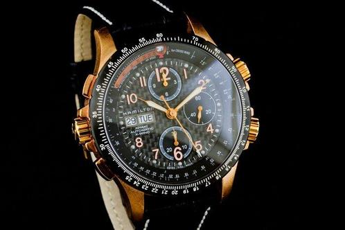 Hamilton - Khaki X-Wind Chronograph - Sans Prix de Réserve -, Handtassen en Accessoires, Horloges | Heren