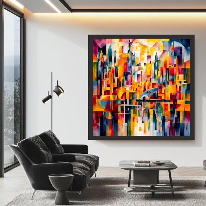 Marta Ellie (1985) - Urban Harmonics XXL, Antiek en Kunst, Kunst | Schilderijen | Modern