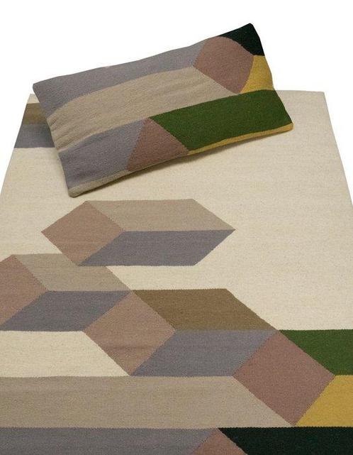 Nilo Kilim - Kelim - 200 cm - 125 cm - Kilim + vloerkussen, Antiek en Kunst, Kunst | Designobjecten